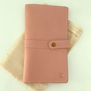 Leather wallet with “K” imprinted